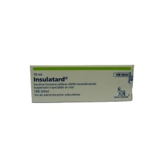 INSULATARD HM 100 UI/ML 10ML X1 AMPOLLA