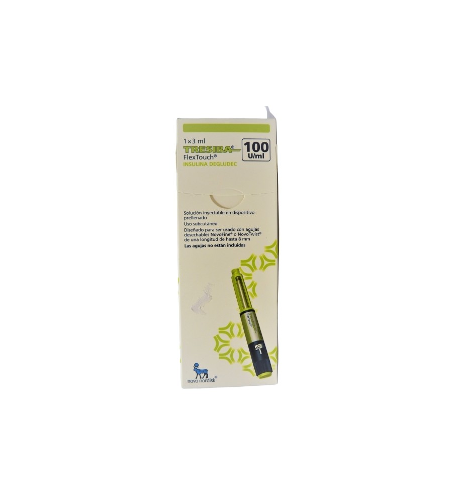TRESIBA 100UI / ML 3ML X 1 FRASCO AMPOLLA 