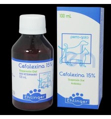 CEFALEXINA 15% PERRO/GATO  X 100ML SUSPENSION ORAL
