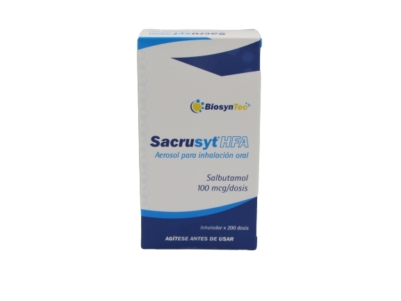 SACRUSYT HFA 100 MCG X 200 DOSIS SOLUCION PARA INHALACION