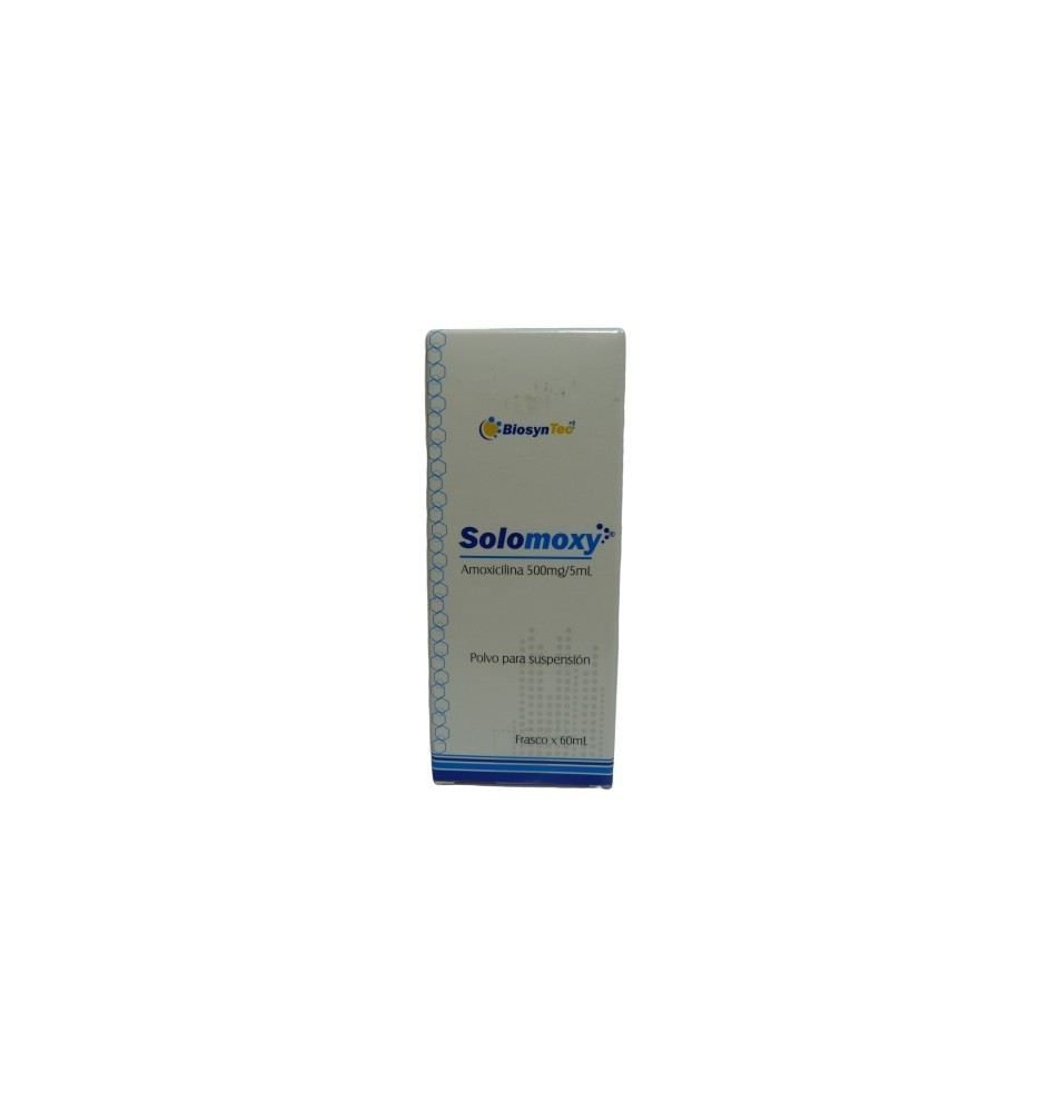 SOLOMOXY 500 MG /5 ML X60 ML SUSPENSION ORAL SOLOMOXY 500 MG /5 ML X60 ML SUSPENSION ORAL