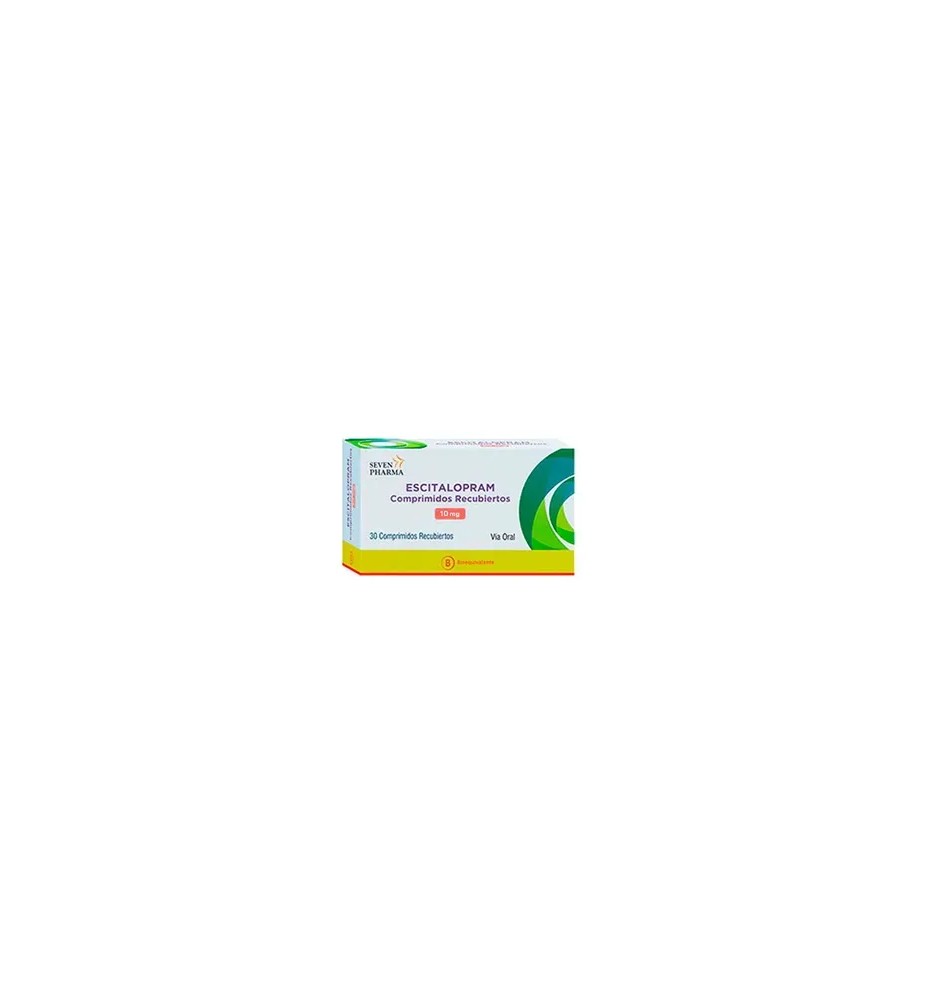 ESCITALOPRAM 10 MG X30 COMPRIMIDOS RECUBIERTOS ESCITALOPRAM 10 MG X30 COMPRIMIDOS RECUBIERTOS
