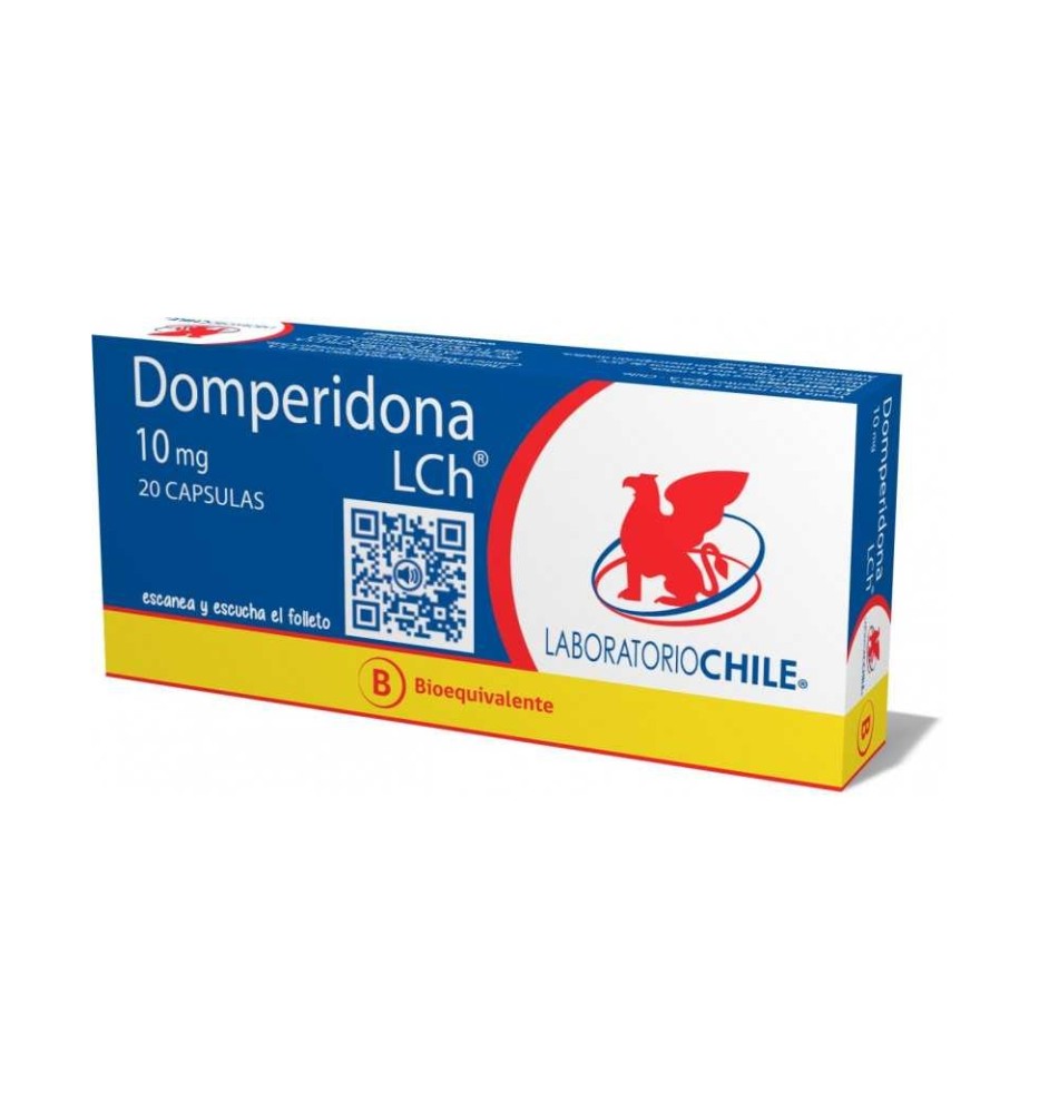 DOMPERIDONA 10 MG X 20 COMPRIMIDOS