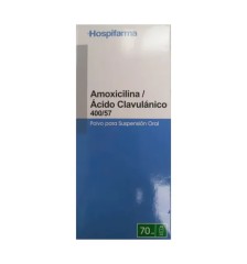 AMOXICILINA ACIDO CLAVULANICO 400/57 MG X60
