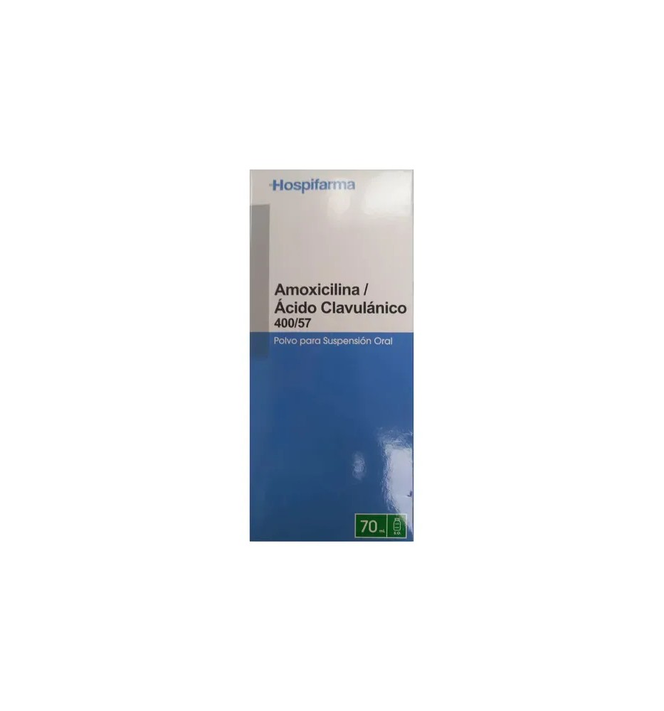 AMOXICILINA ACIDO CLAVULANICO 400/57 MG X60 AMOXICILINA ACIDO CLAVULANICO 400/57 MG X60