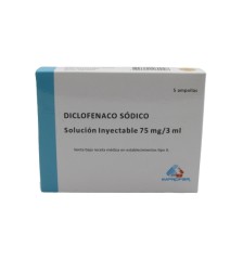 DICLOFENACO 75 MG X 5 AMPOLLAS