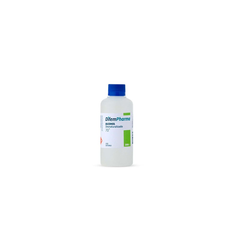 ALCOHOL DESNATURALIZADO 70 X 250 ML ALCOHOL DESNATURALIZADO 70 X 250 ML