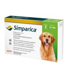 SIMPARICA 80 MG 20-40K X 3 COMPRIMIDOS