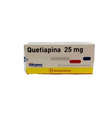 QUETIAPINA 25 MG X 30 COMPRIMIDOS RECUBIERTOS