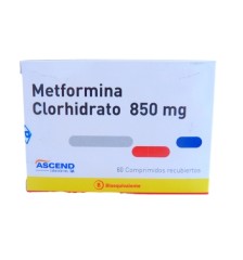 METFORMINA 850 MG X60 COMPRIMIDOS RECUBIERTOS