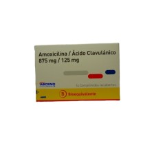 AMOXICILINA 875 MG / ACIDO CLAVULANICO 125 MG X 14 COMPRIMIDOS