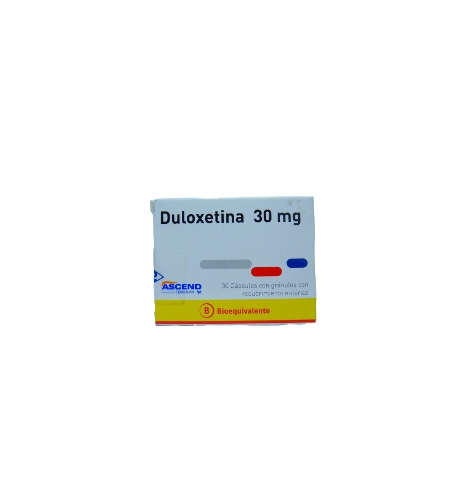 DULOXETINA 30MG X28 CAPSULAS