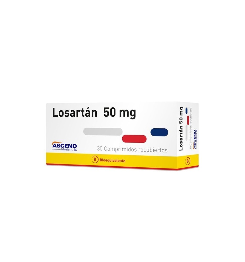 LOSARTAN 50 MG X30 COMPRIMIDOS LOSARTAN 50 MG X30 COMPRIMIDOS