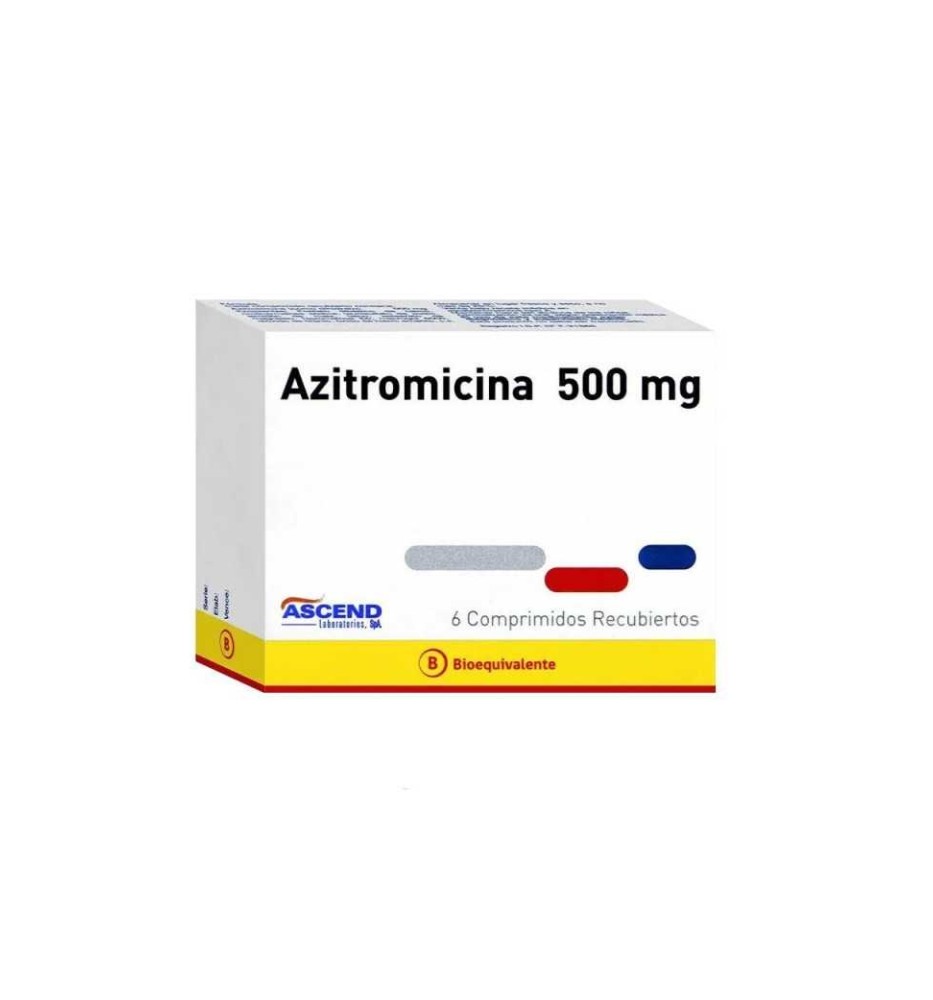 AZITROMICINA 500 MG X 6 COMPRIMIDOS AZITROMICINA 500 MG X 6 COMPRIMIDOS