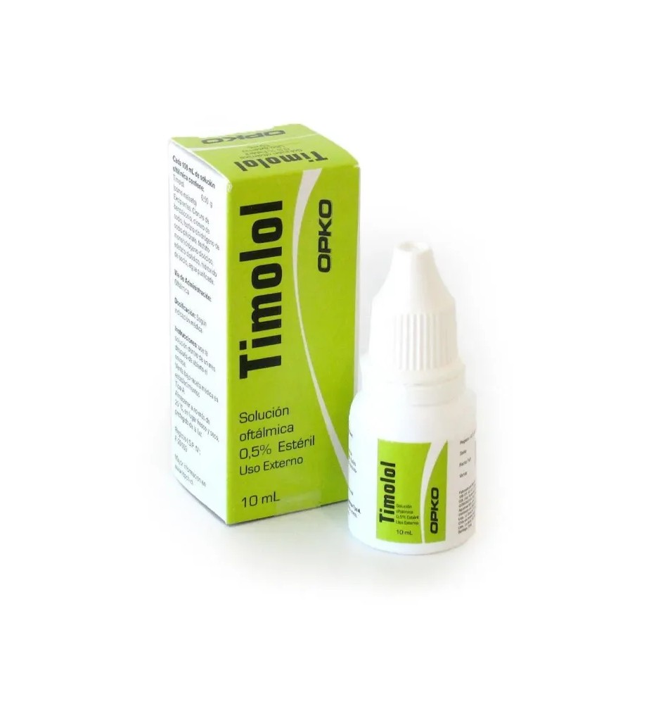 TIMOLOL 0.5% X10 ML SOLUCION OFTALMICA TIMOLOL 0.5% X10 ML SOLUCION OFTALMICA