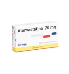 ATORVASTATINA 20 MG X 30 COMPRIMIDOS