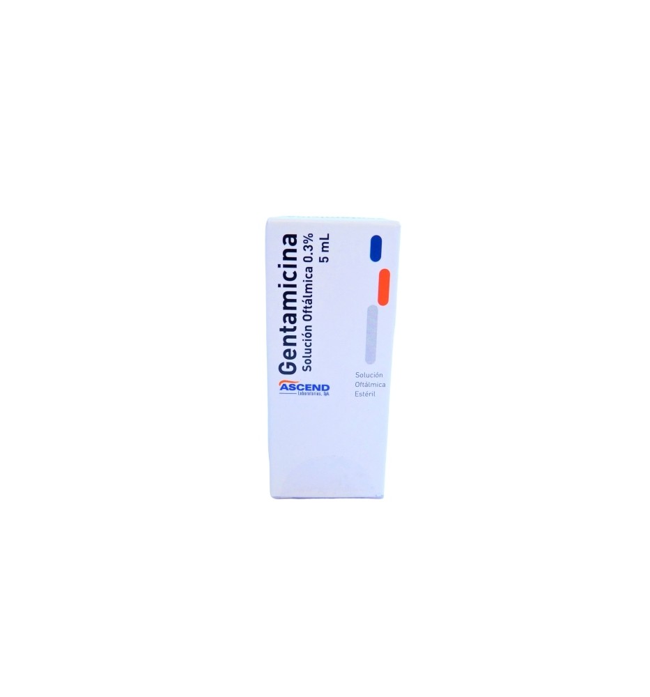 GENTAMICINA 0.3% SOLUCION OFTALMICA 5ML X5