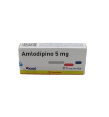 AMLODIPINO 5 MG X 30 COMPRIMIDOS