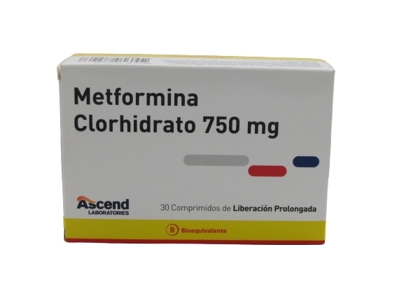 METFORMINA 750 MG X30 COMPRIMIDOS LIBERACION PROLONGADA