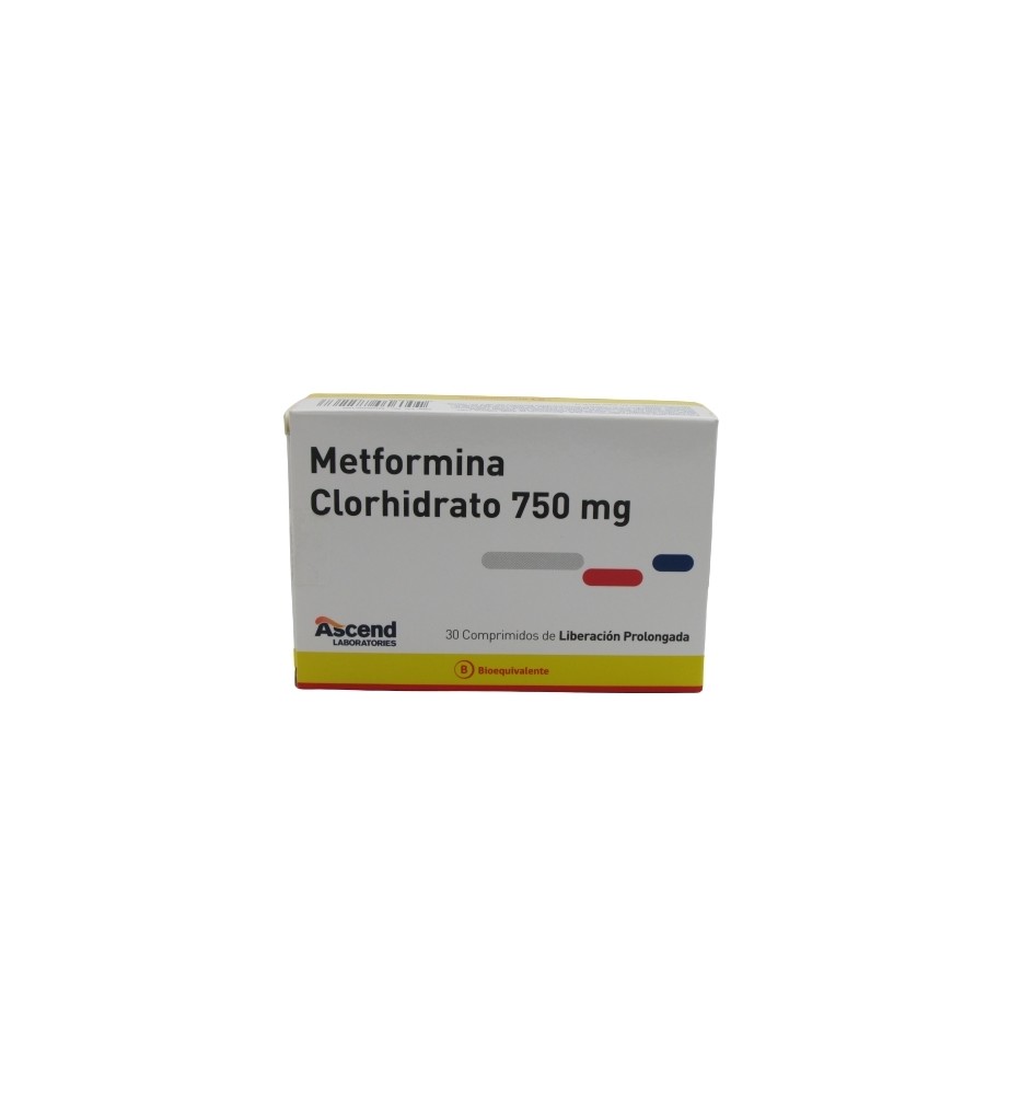 METFORMINA 750 MG X30 COMPRIMIDOS METFORMINA 750 MG X30 COMPRIMIDOS