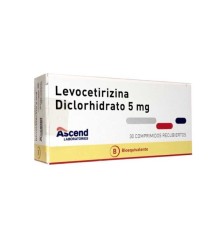 LEVOCETIRIZINA 5 MG X 30COMPRIMIDOS