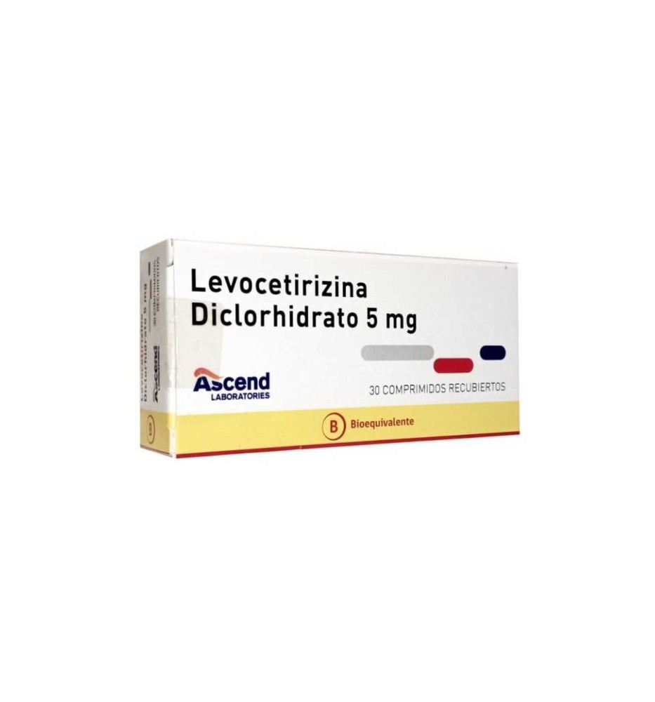 LEVOCETIRIZINA 5 MG X 30COMPRIMIDOS