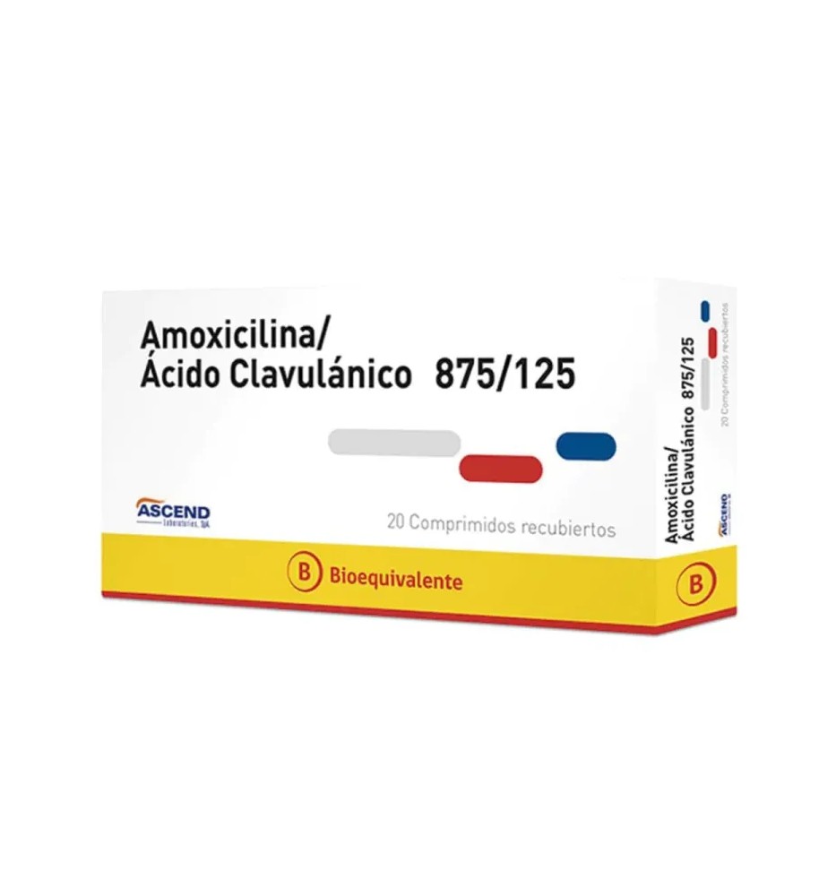 AMOXICILINA CLAVUL 875 125 X20 COMPRIMIDOS AMOXICILINA CLAVUL 875 125 X20 COMPRIMIDOS