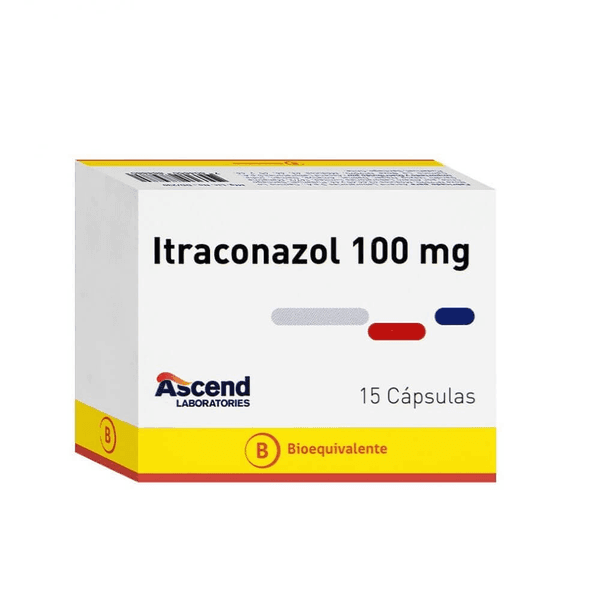 ITRACONAZOL 100 MG X 15 CAPSULAS