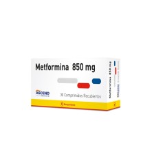 METFORMINA 850 MG X30 COMPRIMIDOS RECUBIERTOS
