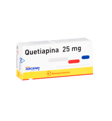 QUETIAPINA 25 MG X 30 COMPRIMIDOS RECUBIERTOS