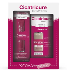 CICATRICURE BEAUTY 5B CR+ROLL ON