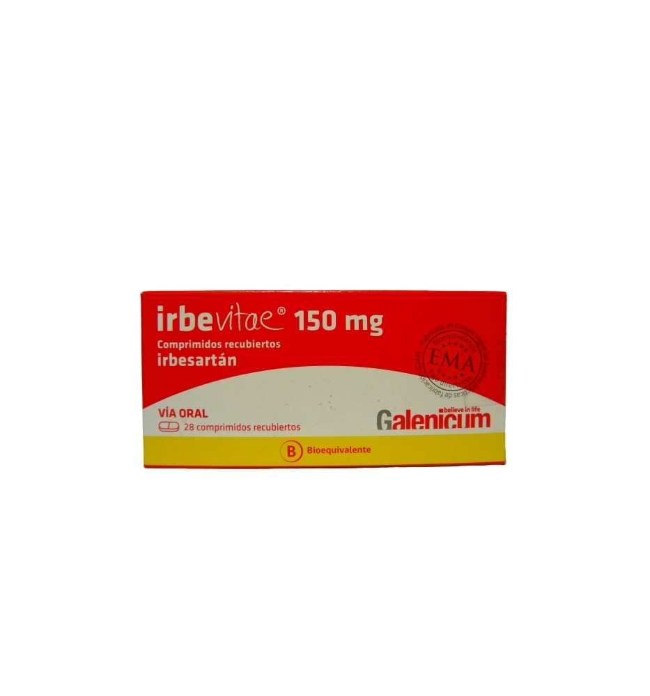 IRBEVITAE 150 MG X28 COMPRIMIDOS IRBEVITAE 150 MG X28 COMPRIMIDOS