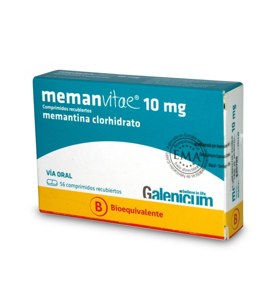 MEMANVITAE 10 MG X 56 COMPRIMIDOS MEMANVITAE 10 MG X 56 COMPRIMIDOS
