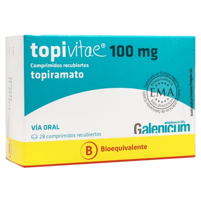 TOPIVITAE 100 MG X28 COMPRIMIDOS