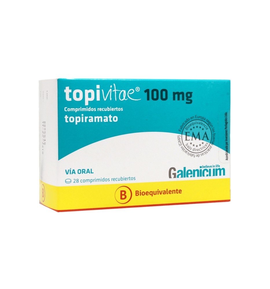 TOPIVITAE 100MG X28 COMPRIMIDOS TOPIVITAE 100MG X28 COMPRIMIDOS