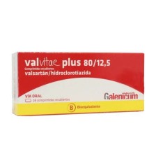 VALVITAE PLUS 80/12.5 MG X28 COMPRIMIDOS