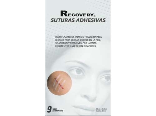 RECOVERY SUTURAS ADHESIVAS X9