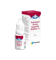 PREDNISOLONA 1% SUSPENSION OFTALMICA 5ML X5