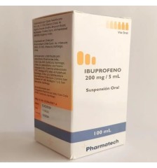 IBUPROFENO 200 MG/5 ML X100 ML JARABE