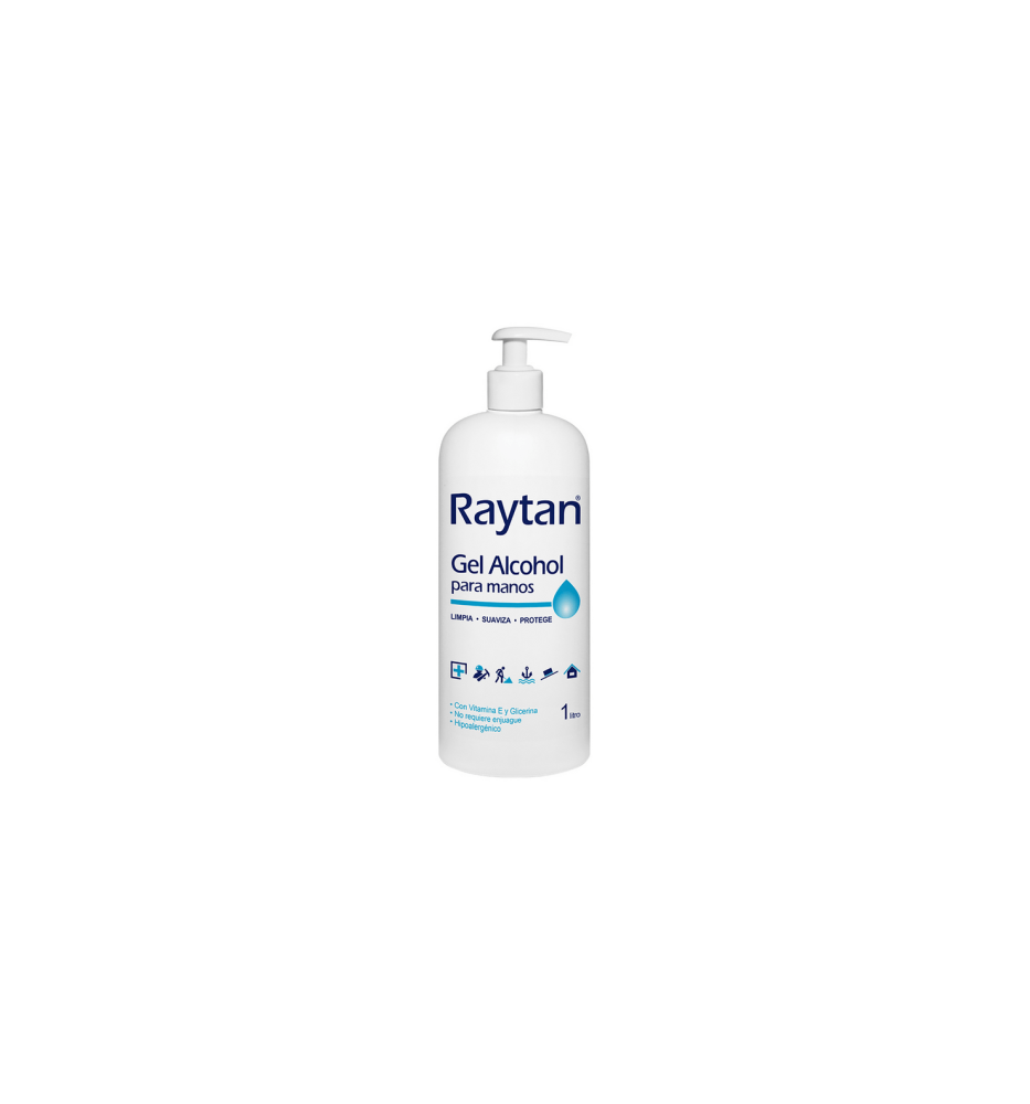 RAYTAN ALCOHOL GEL C/VIT E Y GLICERINA X 1LT RAYTAN ALCOHOL GEL C/VIT E Y GLICERINA X 1LT