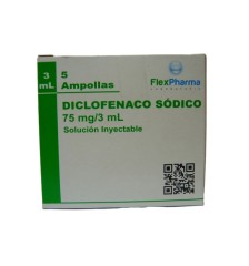DICLOFENACO 75 MG 75MG X5 AMPOLLAS
