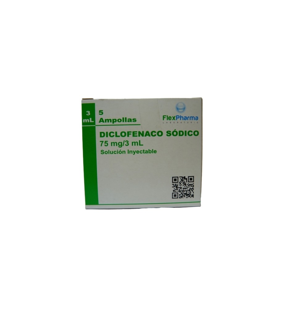 DICLOFENACO 75 MG 75MG X5 AMPOLLAS DICLOFENACO 75 MG 75MG X5 AMPOLLAS