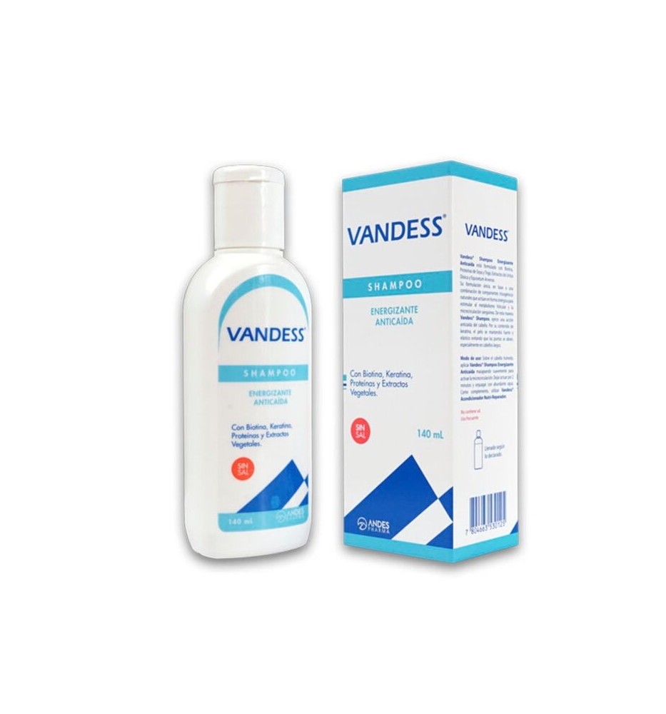 VANDESS SHAMPOO ENERGIZANTE X 140ML VANDESS SHAMPOO ENERGIZANTE X 140ML