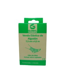 VENDA ELASTICA ALGODON GLOBAL 7.5X4.5 CM