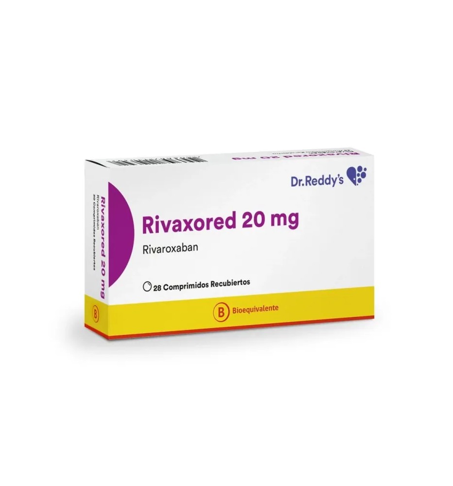 RIVAXORED 20MG X28 COMPRIMIDOS