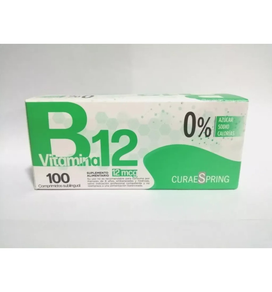 VITAMINA B-12 12mcg X 100COM