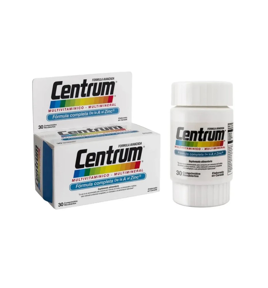 CENTRUM X 30COM. RECUBIERTOS CENTRUM X 30COM. RECUBIERTOS