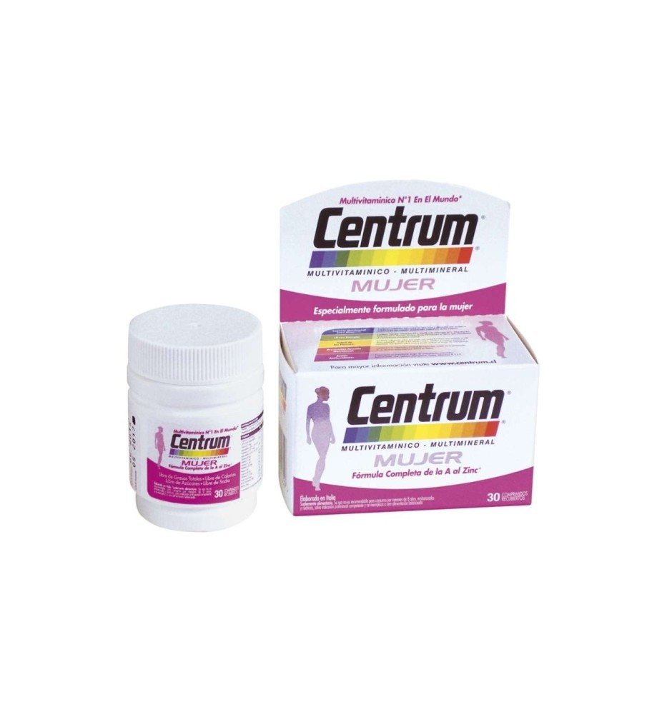 CENTRUM MUJER X30COM. RECUBIERTOS CENTRUM MUJER X30COM. RECUBIERTOS