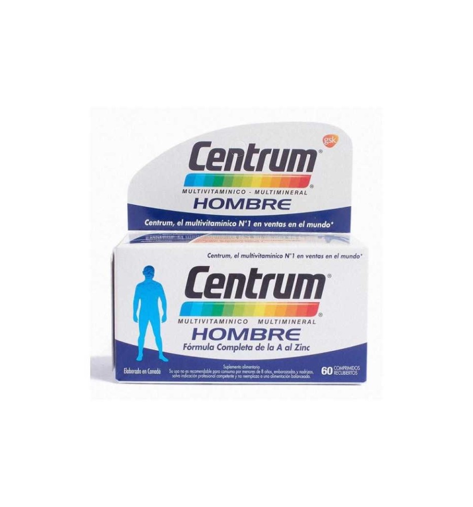 CENTRUM HOMBRE X60COM. RECUBIERTOS