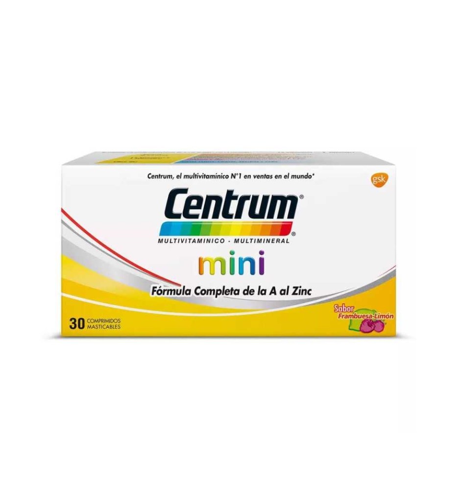 CENTRUM MINI MASTICABLE X30 COMPRIMIDOS